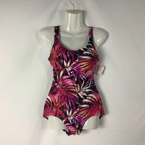 Dee's Modest 1 Pc Pink Swimsuit Sz 6 Brazilian Butt NWT